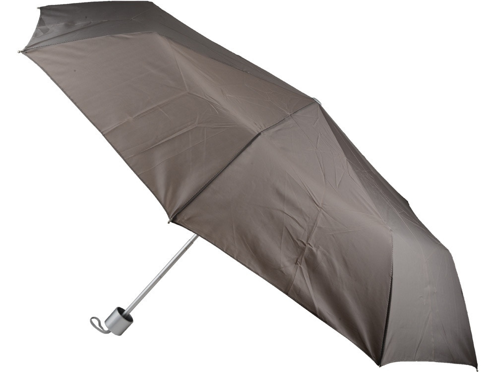 Зонт складной механический Сан-Леоне, серый (артикул 907078)