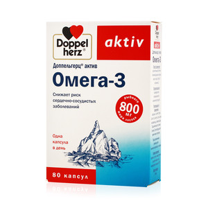 Доппельгерц Актив Омега-3 №80 табл.