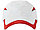 Бейсболка Qualifier 6-ти панельная, белый/красный (артикул 11101100), фото 4