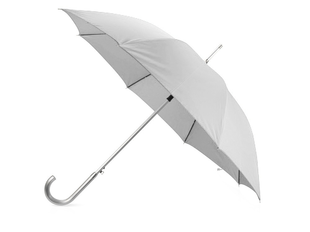 Зонт-трость полуавтомат Майорка, серебристый (артикул 673010.07)