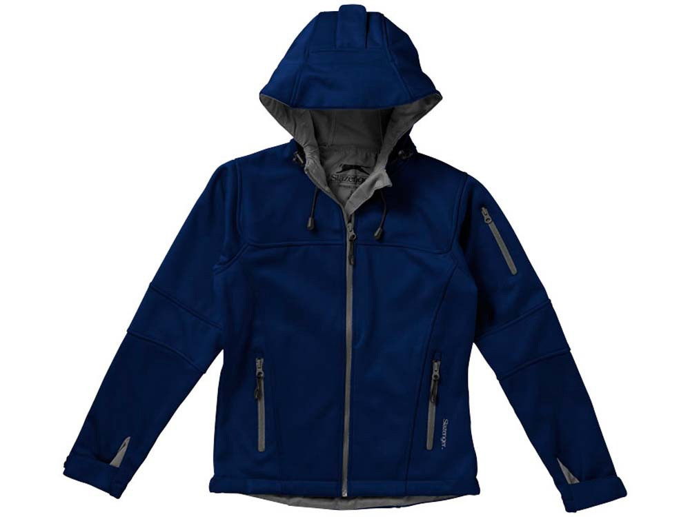 Куртка софтшел Match женская, темно-синий/серый (артикул 3330749S) - фото 5 - id-p65789505