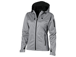 Куртка софтшел Match женская, серый/черный (артикул 3330790M)