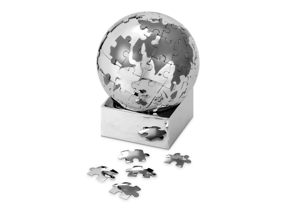 Головоломка Земной шар, серебристый/серый (артикул 547610) - фото 2 - id-p65788509