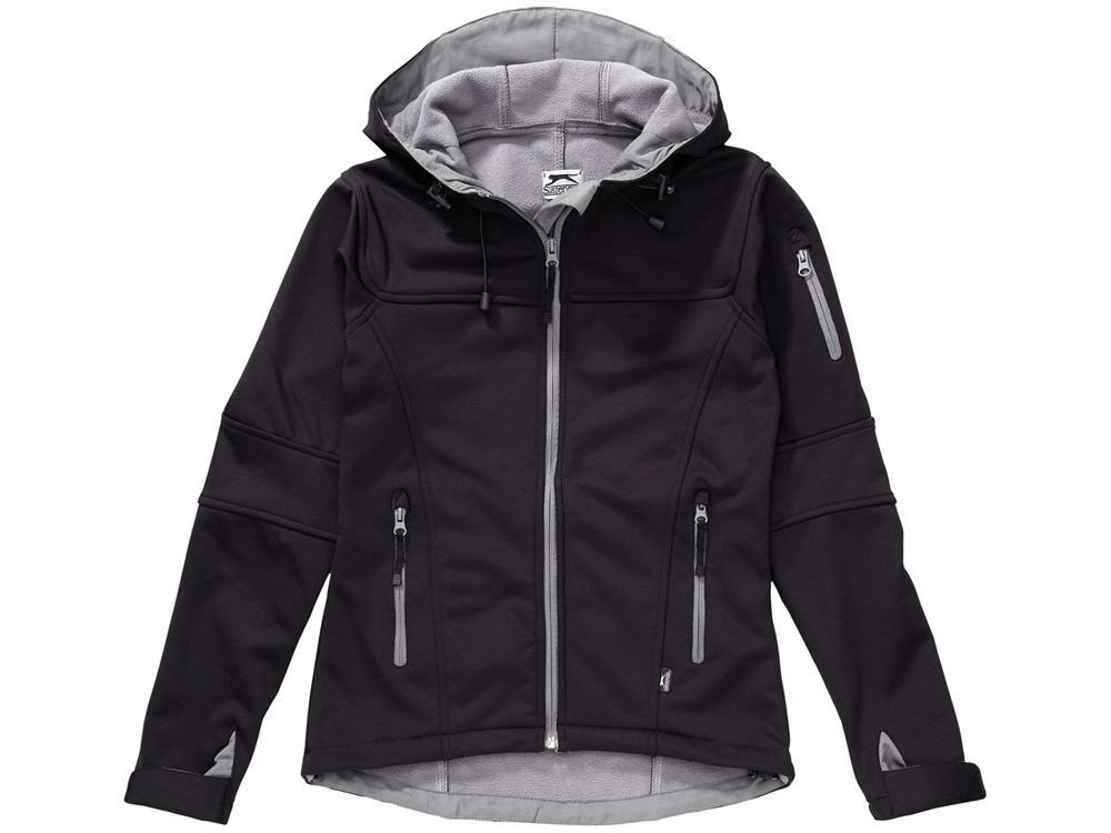 Куртка софтшел Match женская, черный/серый (артикул 33307992XL) - фото 3 - id-p65789526