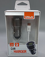 Автомобильное зарядное устройство UNION 2.4A