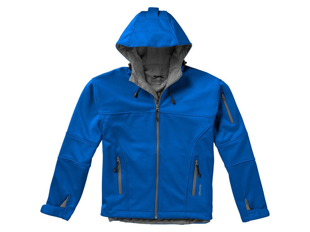 Куртка софтшел Match мужская, небесно-синий/серый (артикул 3330642L) - фото 3 - id-p65789548