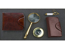 Набор: портмоне, визитница, лупа, компас, брелок-термометр Галеон Laurens de Graff (артикул 489928)