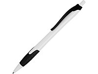 Ручка шариковая Santa Monica, белый/черный, черные чернила (артикул 10639600)