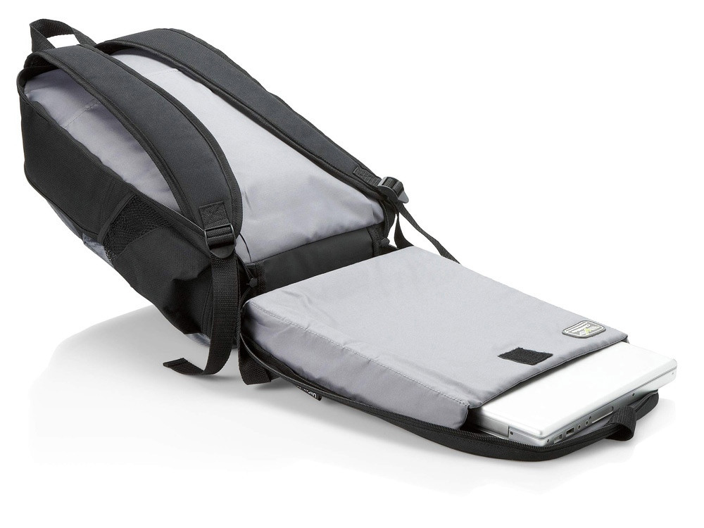 Рюкзак для ноутбука до 15,4 , черный/серый (артикул 11979500) - фото 3 - id-p65791816