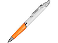 Ручка шариковая Призма, белый/оранжевый (артикул 13142.13)