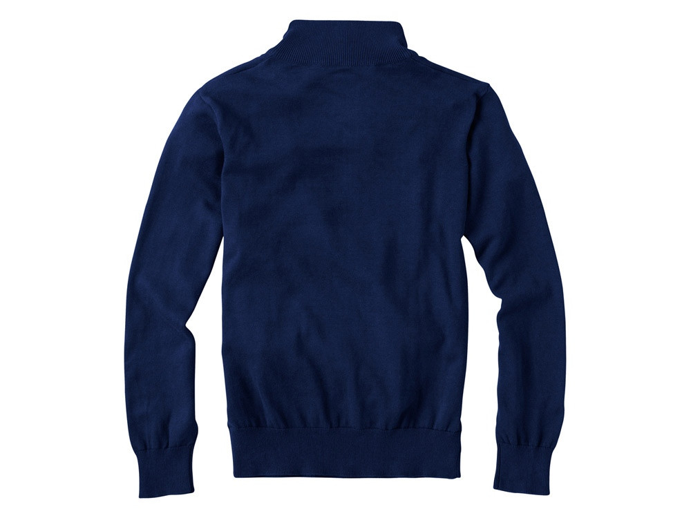 Пуловер Set с застежкой на четверть длины, т.синий/серый (артикул 3322949XL) - фото 4 - id-p65790903