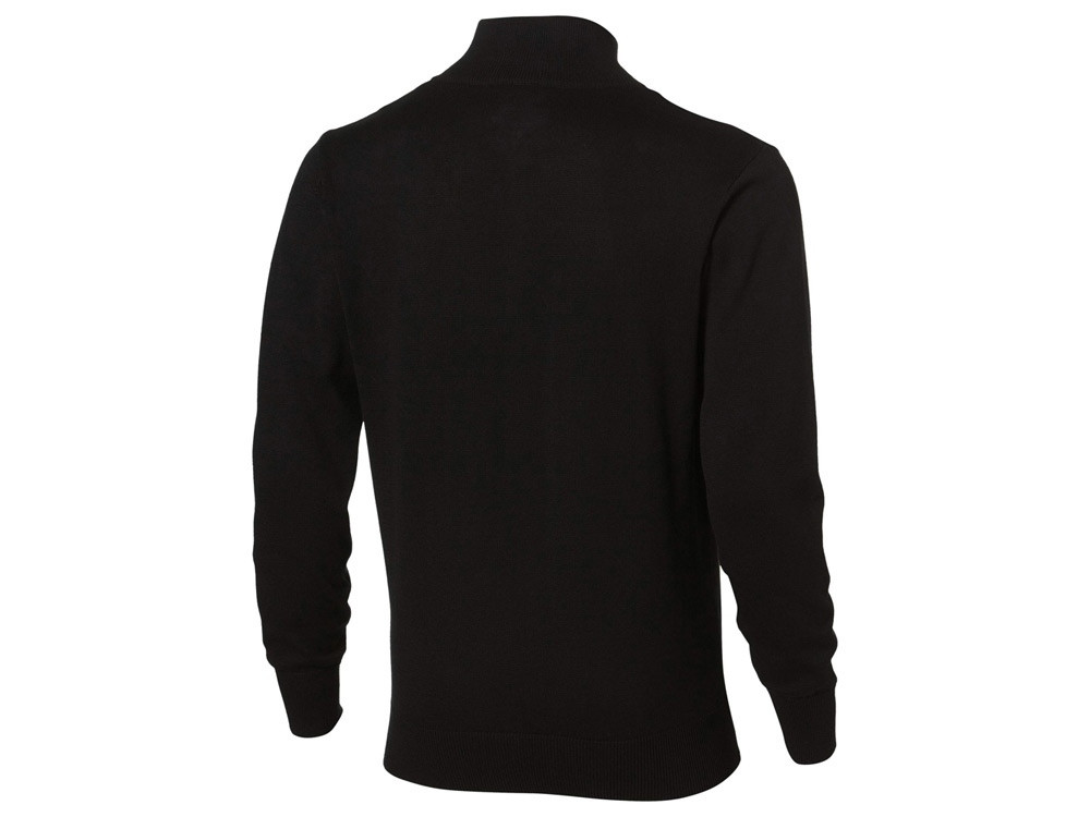 Пуловер Set с застежкой на четверть длины, черный/серый (артикул 3322999S) - фото 2 - id-p65790905