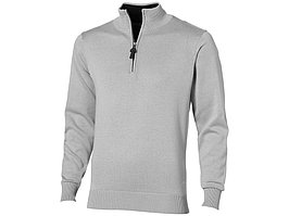 Пуловер Set с застежкой на четверть длины, серый/черный (артикул 33229903XL)
