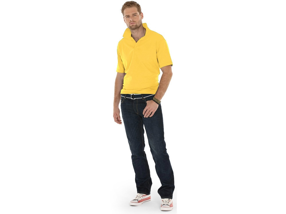 Рубашка поло Boston мужская, желтый (артикул 3177F15XL) - фото 2 - id-p65789781