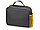 Изотермическая сумка-холодильник Breeze для ланч-бокса, серый/желтый (артикул 935944), фото 3