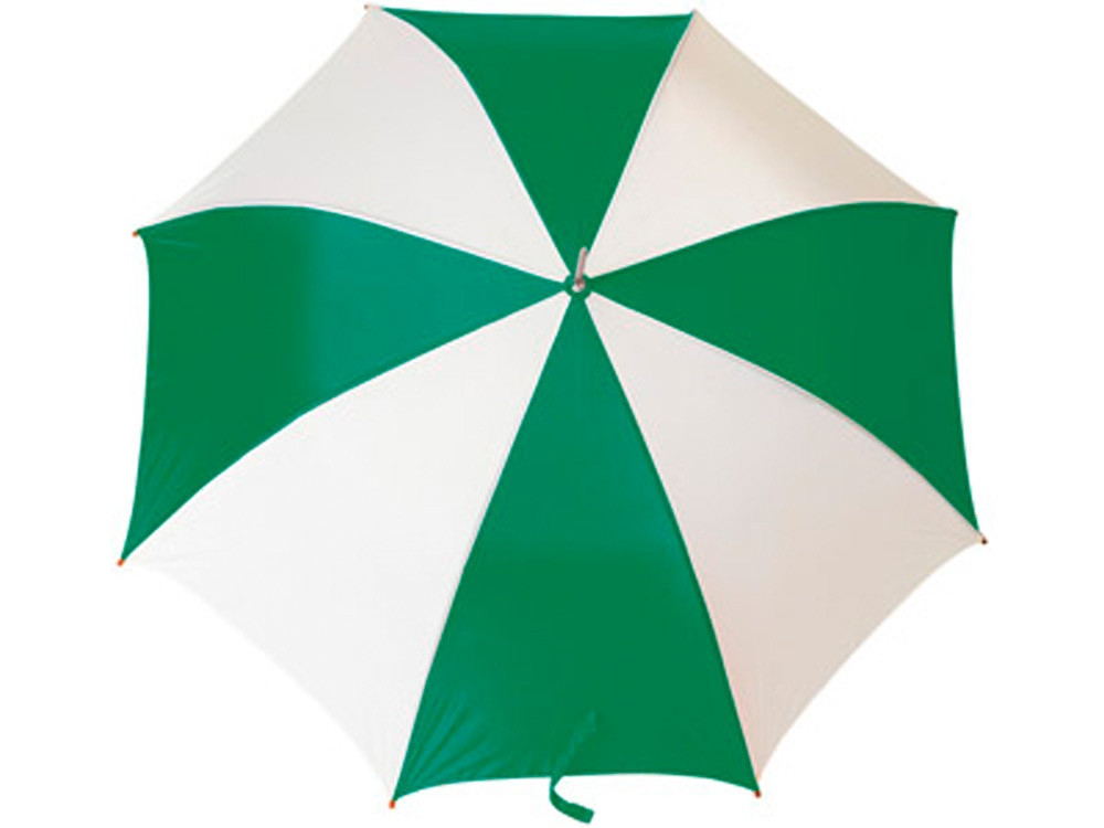 Зонт-трость Тилос, зеленый/белый (артикул 906163р) - фото 2 - id-p88581741