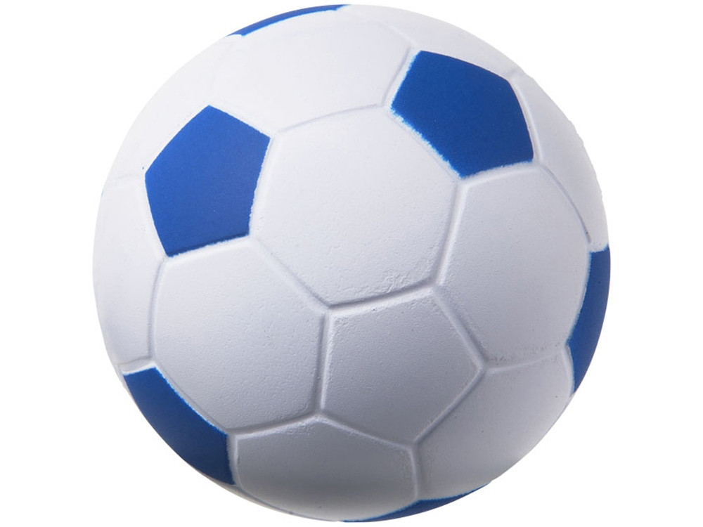Антистресс Football, белый/ярко-синий (артикул 10209903)
