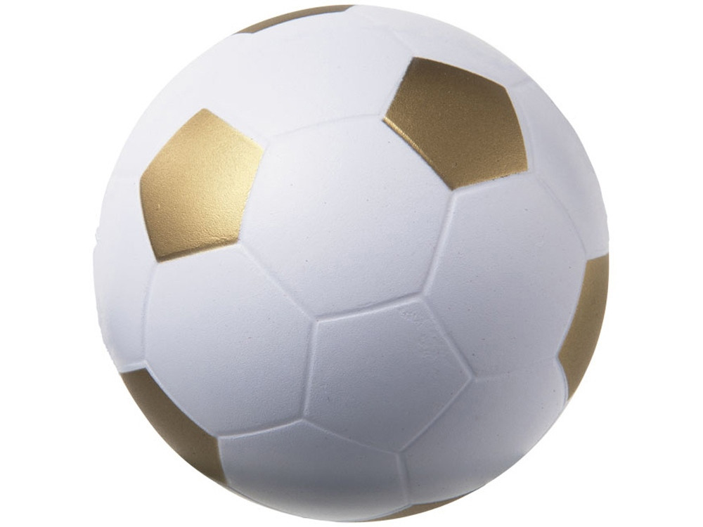 Антистресс Football, белый/золотистый (артикул 10209905)