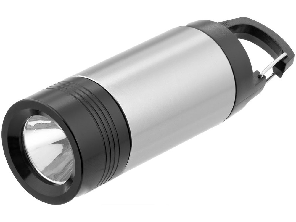 Фонарик Mini Lantern, серебристый/черный (артикул 10429901) - фото 1 - id-p65792956