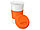 Кружка с силиконовой крышкой и манжетой  Нью-Йорк 300мл, оранжевый (артикул 872838), фото 2