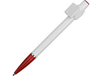 Ручка шариковая Тенерифе, белый/красный (артикул 13482.01)