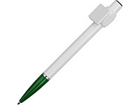 Ручка шариковая Тенерифе, белый/зеленый (артикул 13482.03)