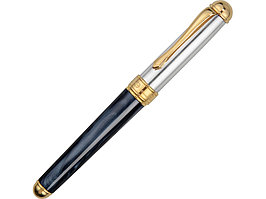 Ручка перьевая Cesare Emiliano серебро, синий перламутр в футляре (артикул 32162)