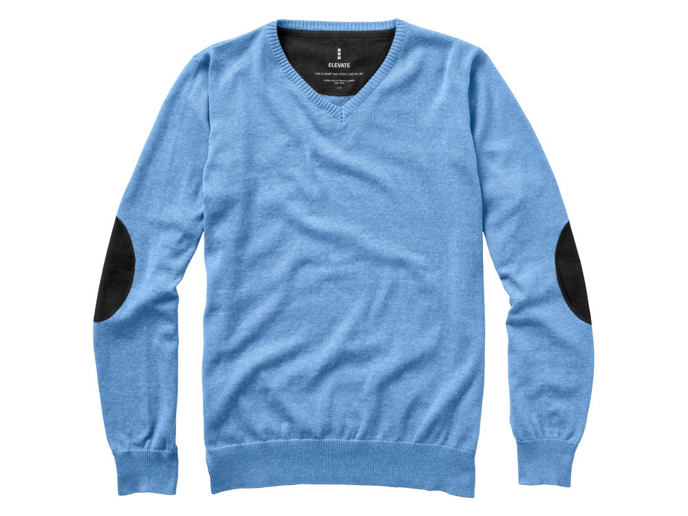 Пуловер Spruce мужской с V-образным вырезом, светло-синий (артикул 3821740L) - фото 8 - id-p65806044