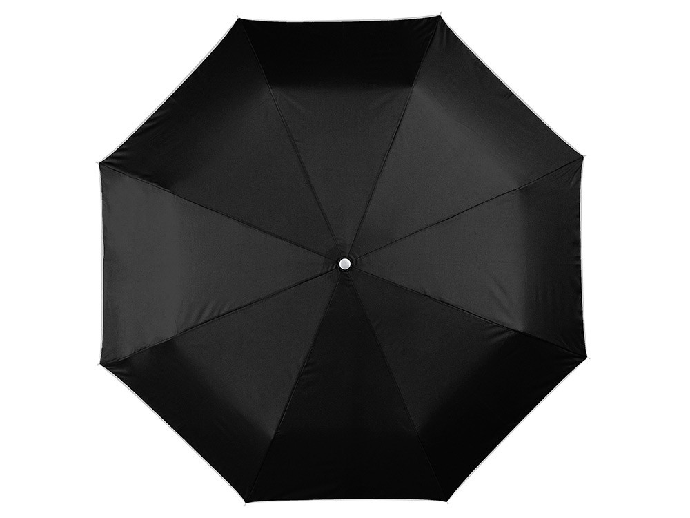 Зонт складной Линц, механический 21, черный (артикул 10900800) - фото 2 - id-p65792185