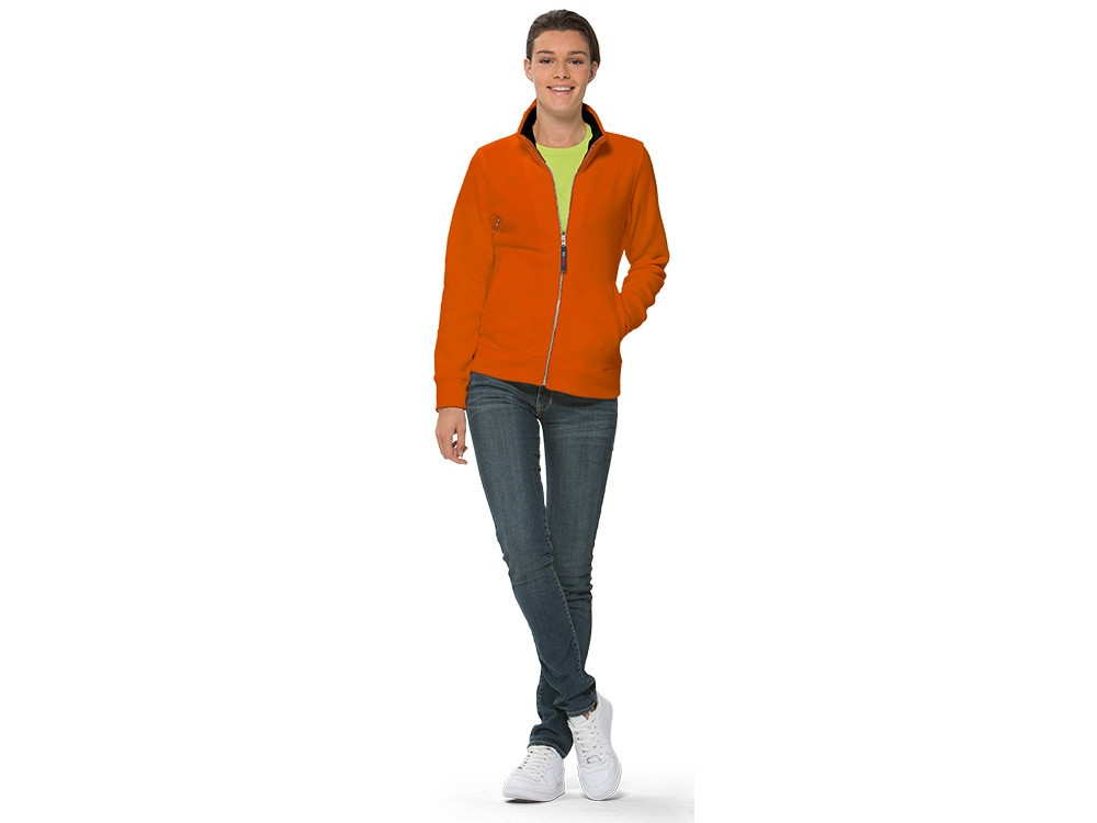 Куртка флисовая Nashville женская, оранжевый/черный (артикул 3148233S) - фото 3 - id-p65788896