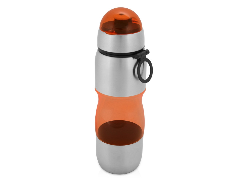 Бутылка спортивная Движение 650мл, оранжевый (артикул 828478)
