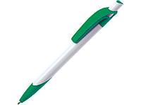 Ручка шариковая Тироль, белый/зеленый (артикул 13310.03)