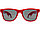 Солнцезащитные очки-открывашка, красный (артикул 10042502), фото 5