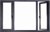 Поворотно-откидные окна из алюминиевого профиля, фото 2