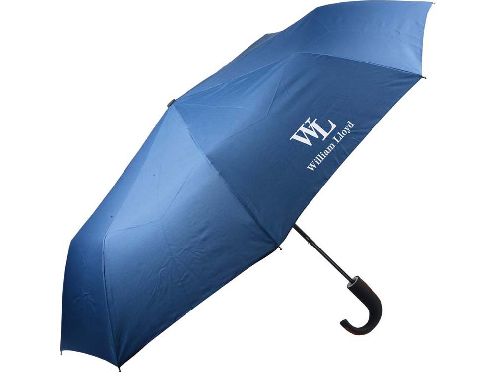 Складной зонт полуавтоматический William Lloyd, синий (артикул 868402)