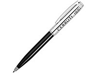 Ручка шариковая Genesis, черный/серебристый (артикул 39265)