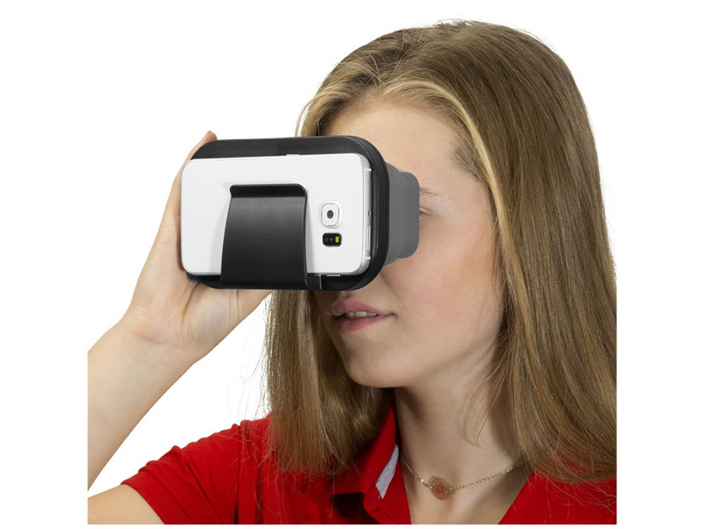 Складные силиконовые очки виртуальной реальности, серый/черный (артикул 13422800) - фото 6 - id-p65811395