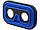 Складные силиконовые очки виртуальной реальности, ярко-синий/черный (артикул 13422801), фото 5