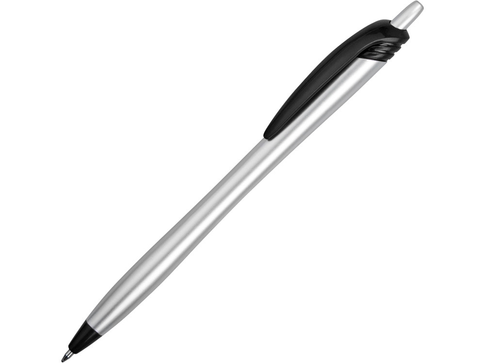 Ручка шариковая Аляска, серебристый/черный (артикул 17143.07) - фото 1 - id-p65791362