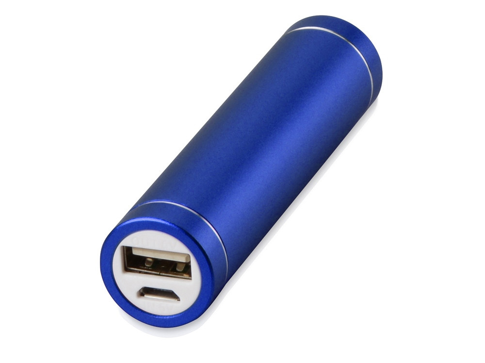 Портативное зарядное устройство Олдбери, 2200 mAh, синий (артикул 392442)