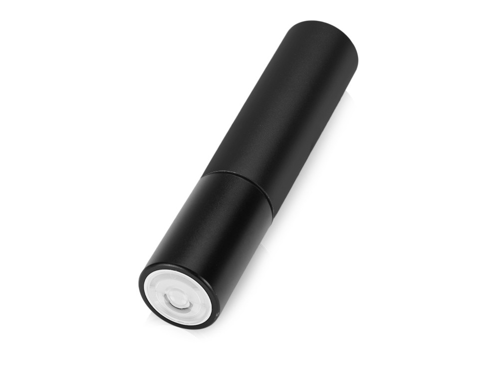 Портативное зарядное устройство Юпитер с фонариком, 3000 mAh, черный (артикул 392467)