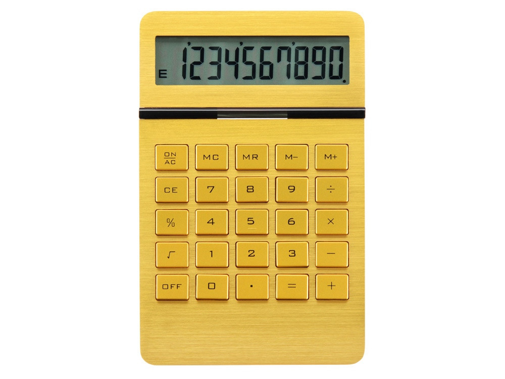 Калькулятор Золотой, золотистый (артикул 259105) - фото 2 - id-p65791366