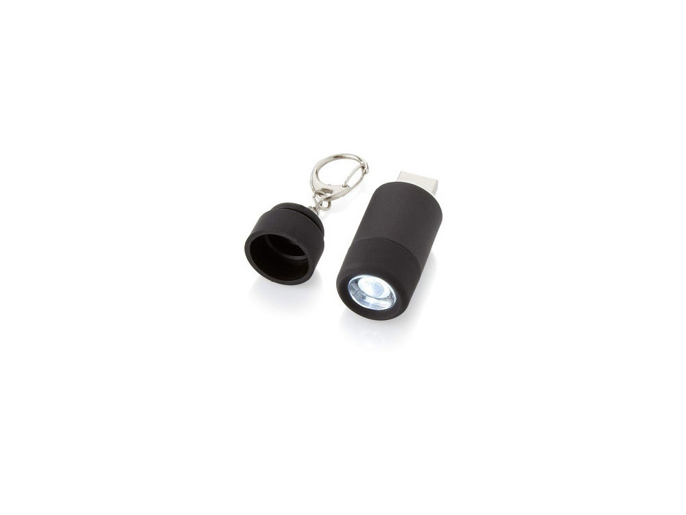 Мини-фонарь Avior с зарядкой от USB, черный (артикул 10413800)