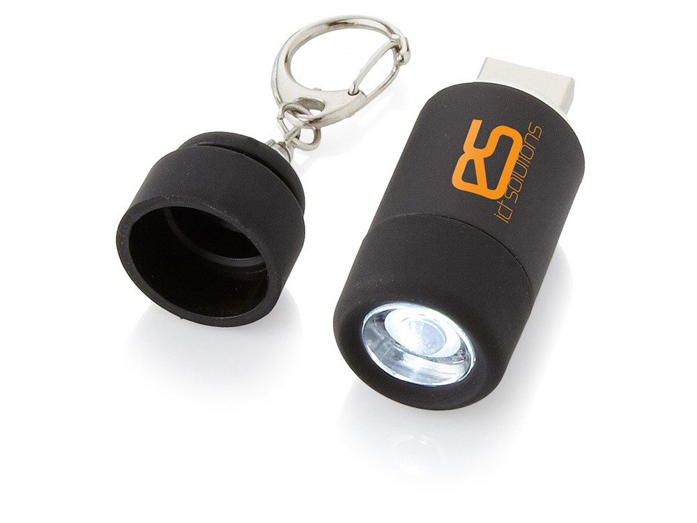 Мини-фонарь Avior с зарядкой от USB, черный (артикул 10413800) - фото 2 - id-p65792314