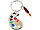 Брелок Палитра, серебристый/разноцветный (артикул 704908), фото 2