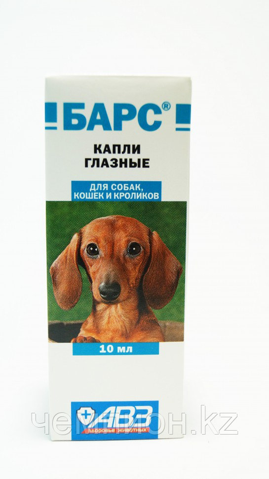 Барс, Глазные капли антибактериальные для кошек и собак, фл 10 мл. - фото 2 - id-p88582651
