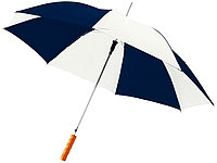 Зонт-трость Lisa полуавтомат 23, темно-синий/белый (артикул 10901711)