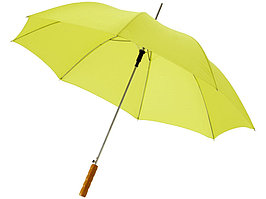 Зонт-трость Lisa полуавтомат 23, неоново-зеленый (артикул 10901714)