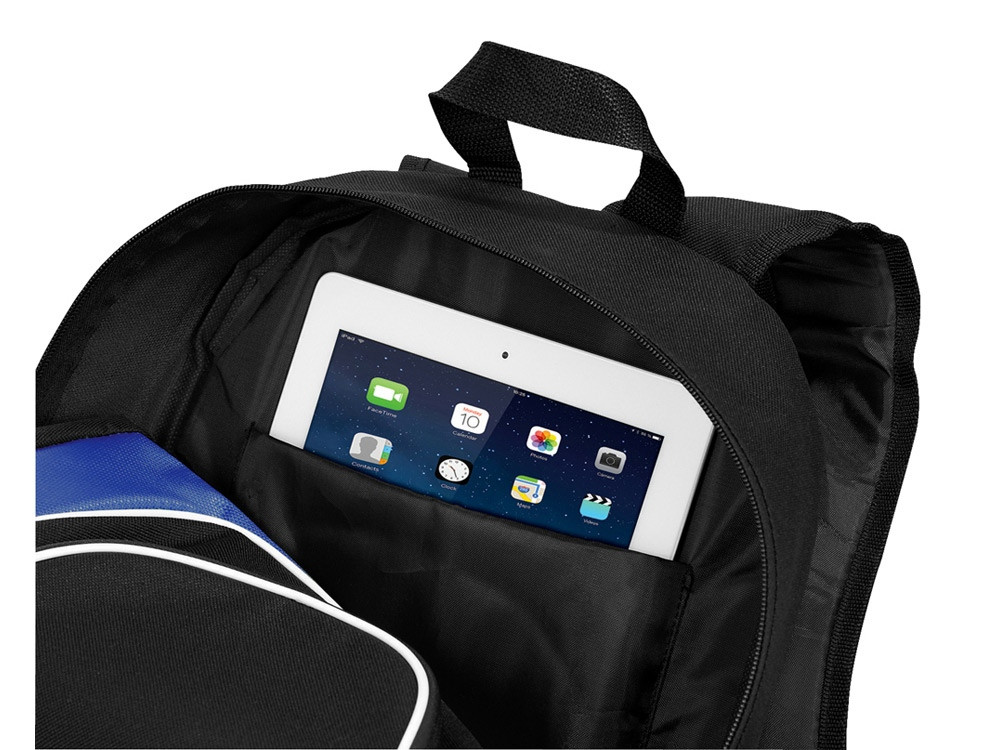 Рюкзак для планшета Branson, черный/ярко-синий (артикул 12017301) - фото 3 - id-p65807615