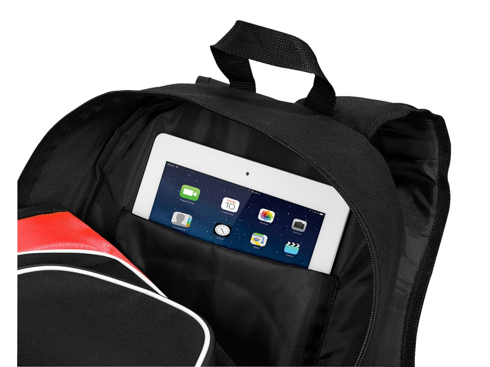 Рюкзак для планшета Branson, черный/красный (артикул 12017302) - фото 3 - id-p65807616